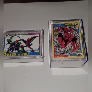 162 - Set of 1991 Marvel Cards In 2 Plastic Boxes.